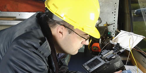 Welding services, fiber optic testing